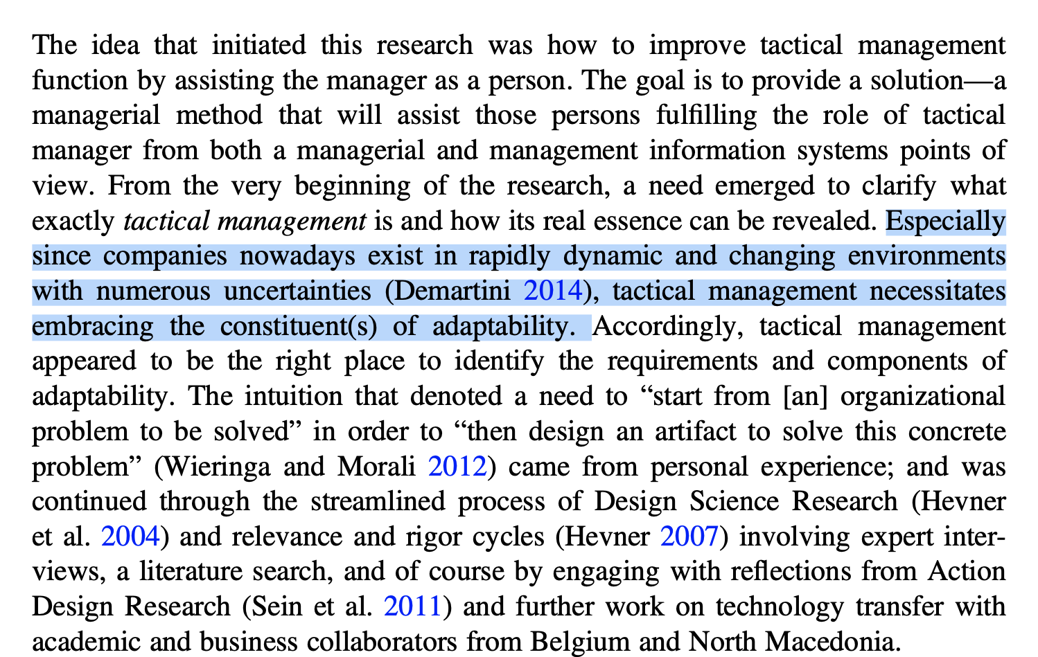 adaptability